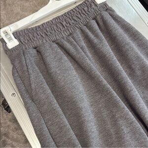 ASOS Cozy Heather Gray  Pants with cuffed hem